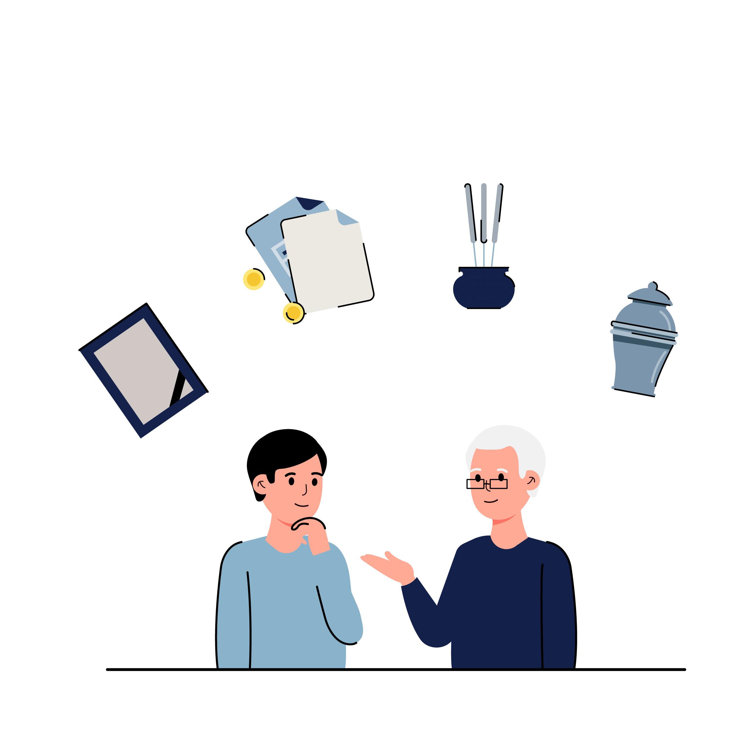 Icon of pre-planning of funeral